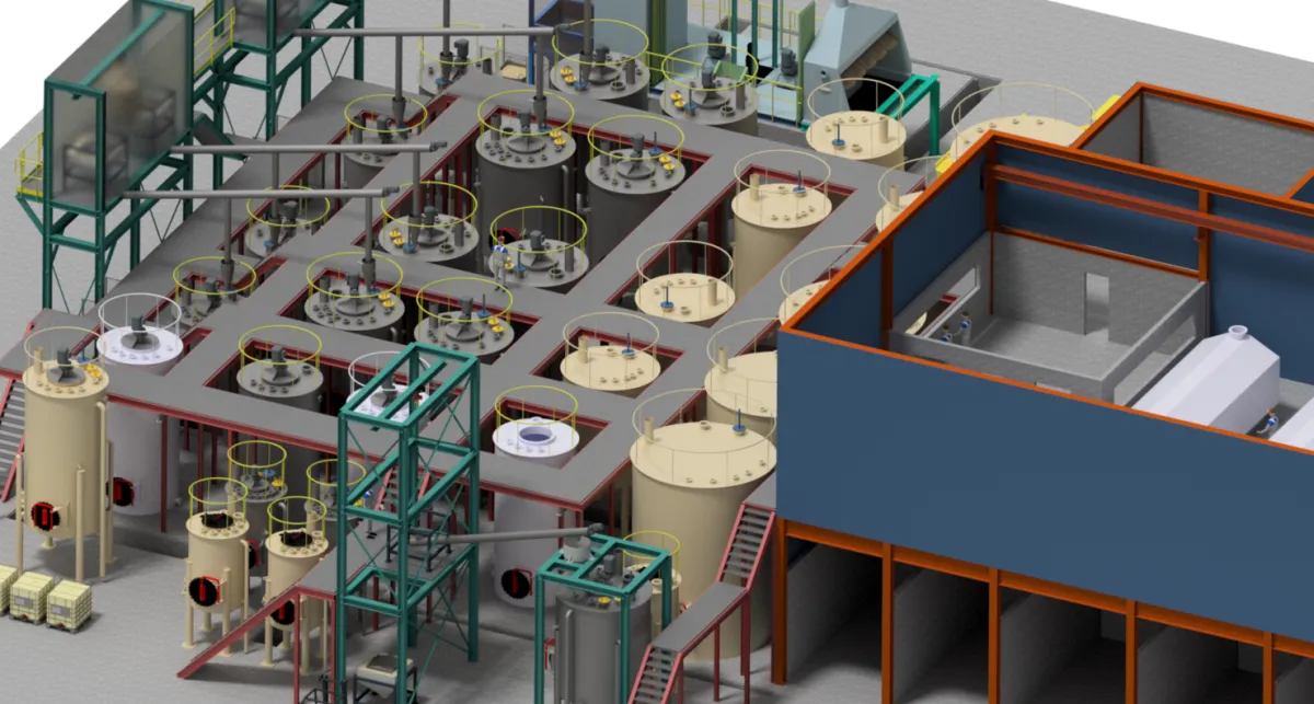  Etude usine hydrométallurgique