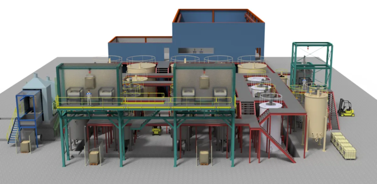  Etude usine hydrométallurgique